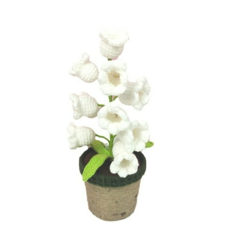 

SUSHANG Handmade Creative Weaving of Lily of The Valley Night Light Home Ornaments Versatile and Minimalist Artistic Ornaments