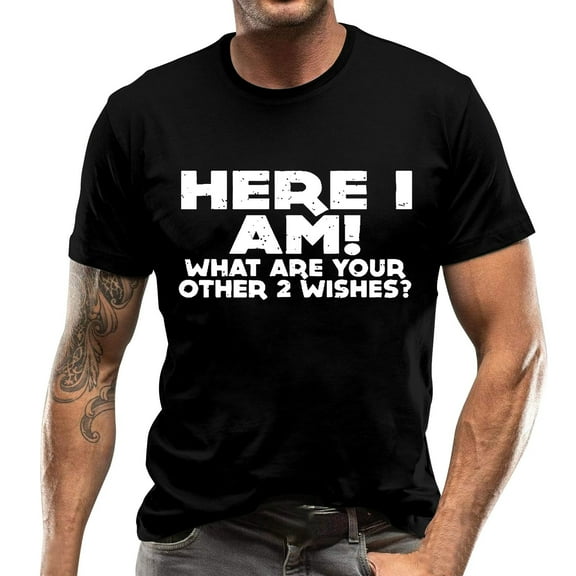 Men Summer Tops Short Set T Shirt Short Sleeve Tees Men Running T Shirt Turtle Tees Mens Shirts Size Medium Layering Tee Tunic Neck Top Shirts for with Sleeves Dark Undershirt ‘ s Letter Black S