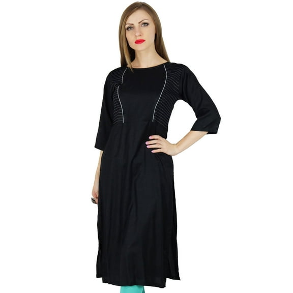 Bimba Women Casual Tunic Formal Kurta Kurti Every-Day Wear Blouse