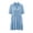 1_Light Blue, variant on Asxite Summer Dresses for Women Casual Solid Textured Collared Short Sleeve Button Mini Sundress