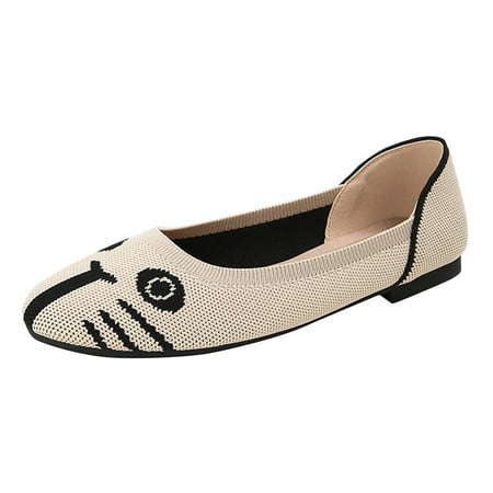 

Jungdeepe Women s Summer Fashion Mesh Matching Color Flat Casual Shoes Light Comfortable Non On Mens Casual High Heels Shoes for Women Heel Dress Shoe Casual Shoes Size 4