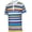 Colorful Stripe, variant on Golf Shirts for Men Short Sleeve Recycled Polyester Moisture Wicking Dry Fit Performance Print Polo Shirt