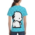 thumbnail image 5 of Sanrio Pochacco Kids T-Shirt 3d Printed Graphic T-Shirts Boys And Girls Short Sleeve Shirts For Youth Kids X-Small, 5 of 6