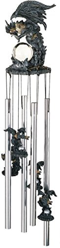 StealStreet SS-G-41939 Wind Chime Round Top Horse with Foal Hanging Garden Porch Decoration