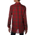 thumbnail image 2 of Ralph Lauren Womens Flannel Button Up Shirt, Red, Medium, 2 of 2