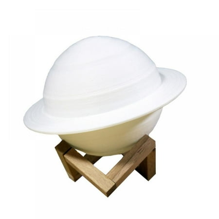 

ShengShi Saturn lamp smart home night light creative 3D table lamps bedside lamp birthday gift home decoration practical items (Touch three colors )