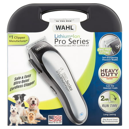 Wahl Lithium Ion Pro Series Rechargeable Pet Clipper Kit - Walmart.com