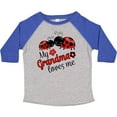 thumbnail image 3 of Inktastic My Grandma Loves Me with Cute Ladybugs Boys or Girls Toddler T-Shirt, 3 of 5