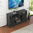 thumbnail image 3 of GVN TV Stand, Entertainment Center,Fireplace Tv Stand For Tvs Up To 65", Entertainment Center With 23" Electric Fireplace, 3 of 12