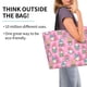 thumbnail image 2 of Disketp pink Holiday Joy Bolsa Tote Estampada para Mujer, Bolso de Hombro y de Mano para Compras y Viajes, 2 of 8