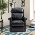 thumbnail image 4 of Boyel Living Electric Power Lift Recliner Soft Chair for Elderly ,Ergonomic with 8-Point Massage, 2 Side Pockets,Thickened Pillow（Faux Leather）Black, 4 of 10
