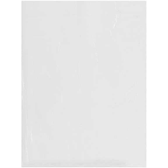 Plymor 18" x 24" (Pack of 25), 4 Mil Flat Open Clear Plastic Poly Bags