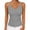 Gray, variant on Women’s V Neck Tank Tops,Womens Everyday Sleeveless Ribbed Fitted V-Neck Tank Top ,Black,Size L