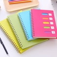 thumbnail image 4 of CHENjy Multi Subject Notebook Large Notebook, Double Wire Binding Notebook with Dividers, Durable Plastic Hardcover for Work and Daily Note Taking Yellow, 4 of 7