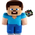 thumbnail image 1 of Figura de peluche Mattel Minecraft Steve de 40 cm con juego auténtico, 1 of 6