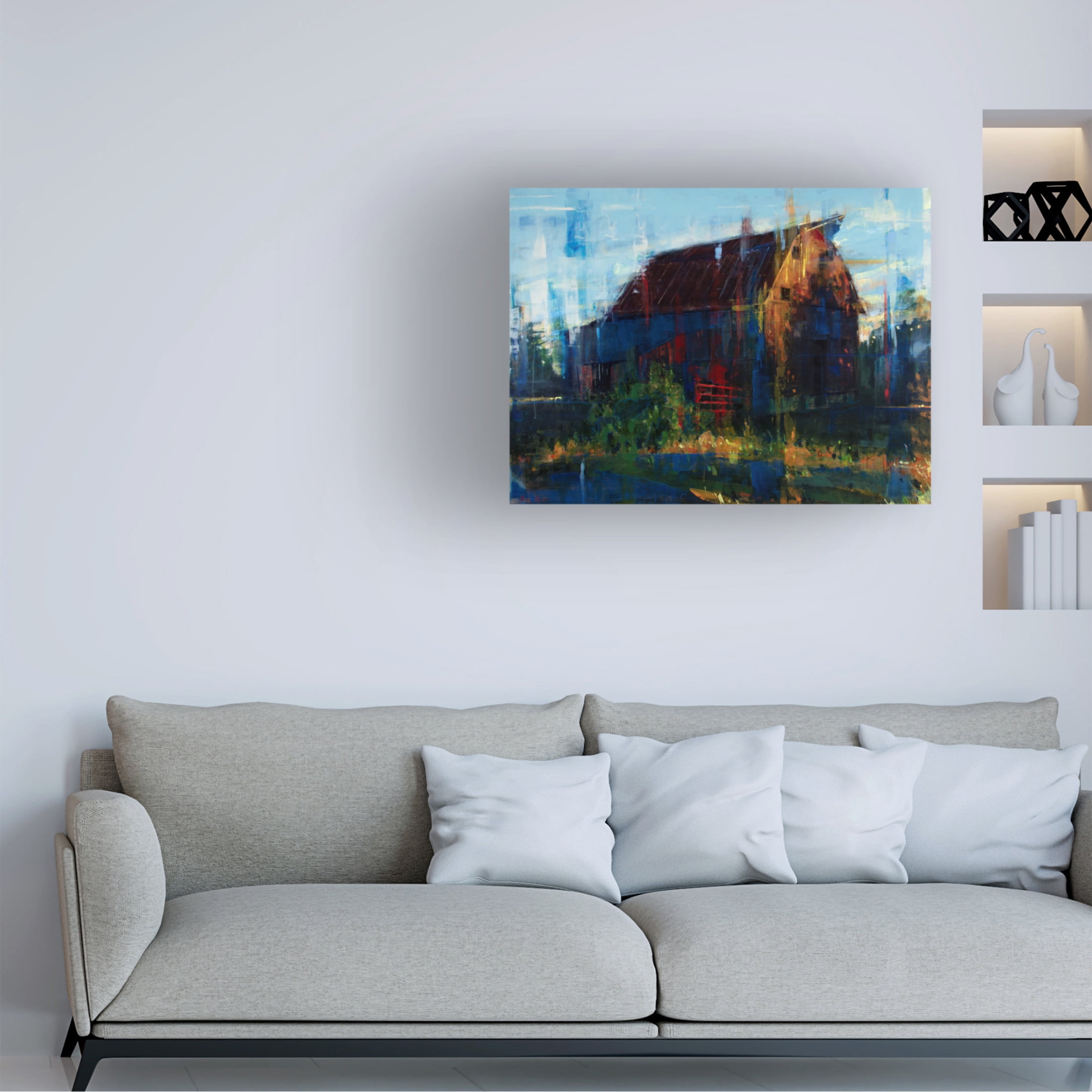 Trademark Fine Art James Ayers  Morning Shadows Canvas Wall Art