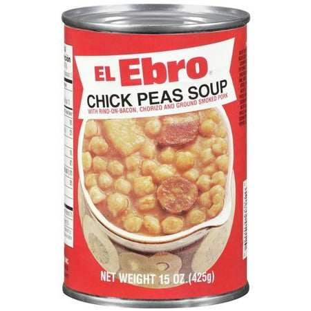 El Ebro Chick Peas Soup with Rind-On-Bacon, Chorizo And Ground Smoked Pork, 15