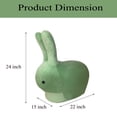 thumbnail image 7 of KPIBEST Cartoon Rabbit Stool Footstool Children Rolling Cute Chair, 7 of 7