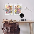 thumbnail image 4 of Stupell Industries Traditional Butterflies & Florals Botanical & Floral Painting White Framed Art Print Wall Art, 16 x 20, Set of 2, 4 of 10
