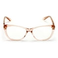 thumbnail image 3 of Women Premium Acetate Big Lens Cateye Reading Glasses - Fun Cat eye Clear Lens Readers - Gold Metal Accent, 3 of 4
