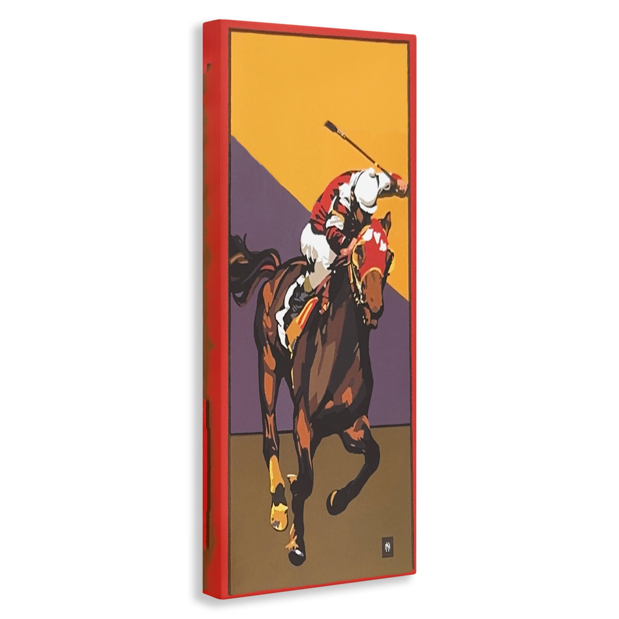 Stupell Industries The Race Final Stretch Canvas Wall Art, design by Jadei Graphics