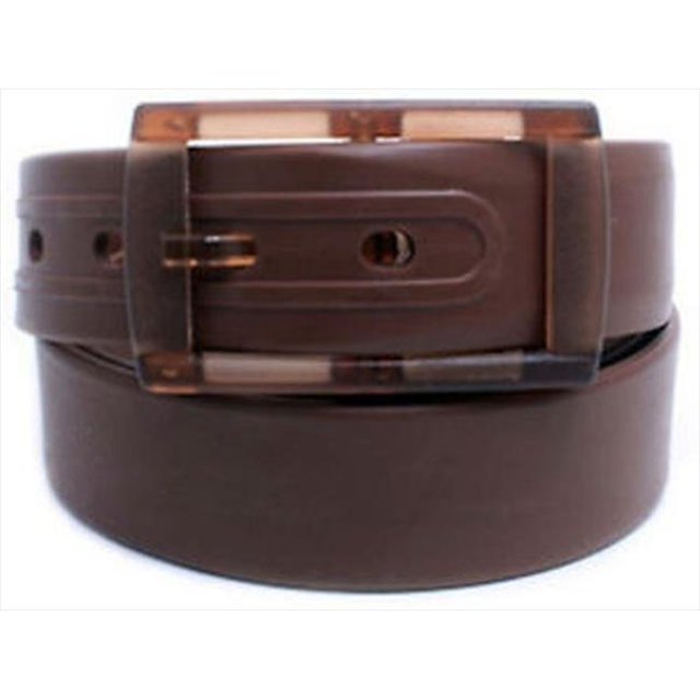 Best Desu 17854BR Colorful Silicone Waist Belt- Brown
