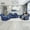 Dark Blue, variant on Pon Living Furniture Inc Manual Recliner Sofa Couch 2 Piece Microfiber Cup Holder and Storage Area Sofa Set Light Blue