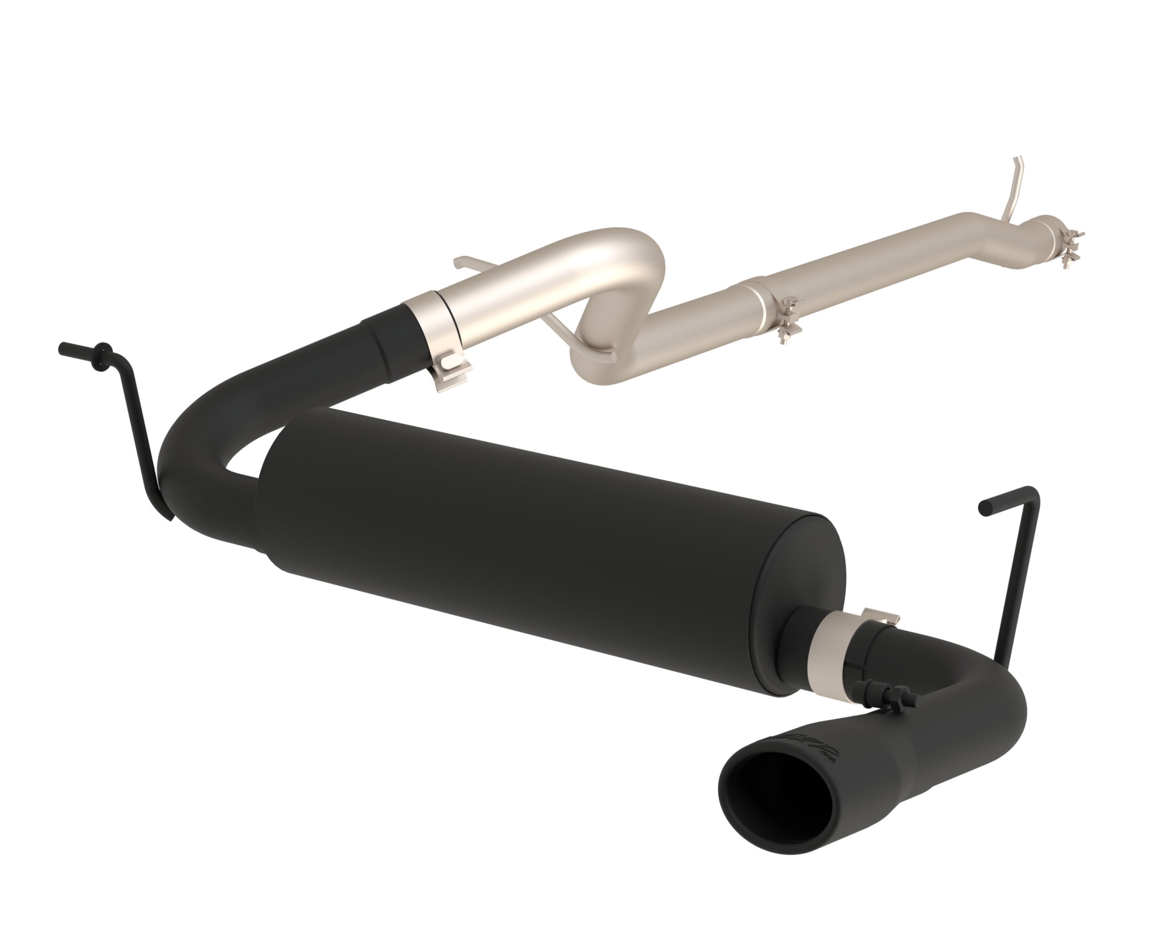 MBRP 12 Jeep Wrangler/ Rubicon 3.6L Cat Back Single Rear Exit Black