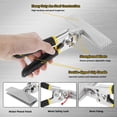 thumbnail image 4 of Sheet Metal Hand Seamer with Comfort Grip Handle 6 Inch Multifunctional Sheet Metal Bender Portable Straight Bending Pliers Durable Heavy-duty Metal Bender Tool, 4 of 11