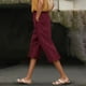 thumbnail image 2 of Pantalones informales para mujer Pantalones cortos con cintura elástica y cordón - Cómodos para el día a día en primavera, verano y otoño, 2 of 6