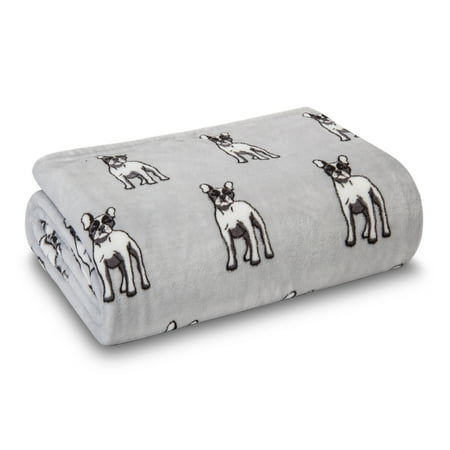 Personalized Spring Time French Bulldog - Blanket - 40'' x ...