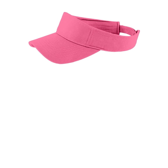 Sport-Tek PosiCharge RacerMesh Visor-One Size (Bright Pink)