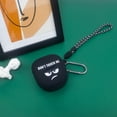 thumbnail image 3 of Funda de silicona para Audífonos con estampado divertido para Bose QuietComfort Earbuds II (negro) Ndcxsfigh Para estrenar, 3 of 6