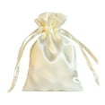 thumbnail image 6 of Efavormart 12PCS IVORY Satin Gift Bag Drawstring Pouch Wedding Favors Bridal Shower Candy Jewelry Bags - 3"x4", 6 of 11