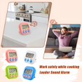 thumbnail image 6 of GJX Digital Display Visual Electronic Timer Kitchen Timer Students Reading Time Reminder Clock Timer Kid Timer Visual Countdown Visual Timer for Kids Ring Stopwatch Kitchen Timer Wind Up 3 Minute, 6 of 7