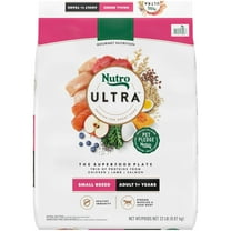 Nutro Ultra Adult Small Breed Dry Dog Food, Chicken, Lamb And Salmon Protein Trio, 22 Lb Bag