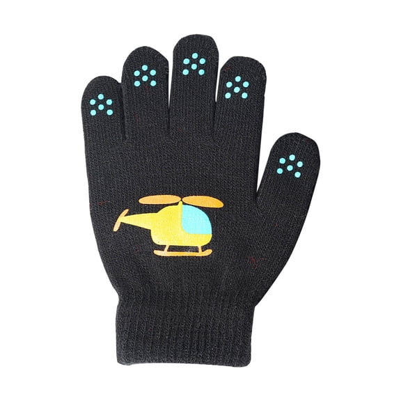 GXWEA Kid Gloves Toddler Snow Gloves Toddler Mittens Kids 1 Pairs Fleece Gloves Winter Warm 5-12 years