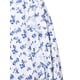 thumbnail image 5 of Vestido midi casual sin mangas de cuello cuadrado con flores y tirantes de espagueti para mujer, L azul, 5 of 6