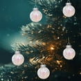thumbnail image 2 of JLFNYA Mini Christmas Ornaments Clearance,Christmas Balls Ornament,New Christmas Balls Transparent PET Silk Grass Decoration Christmas Tree Ornament Pendant Props 4PCS, 2 of 5