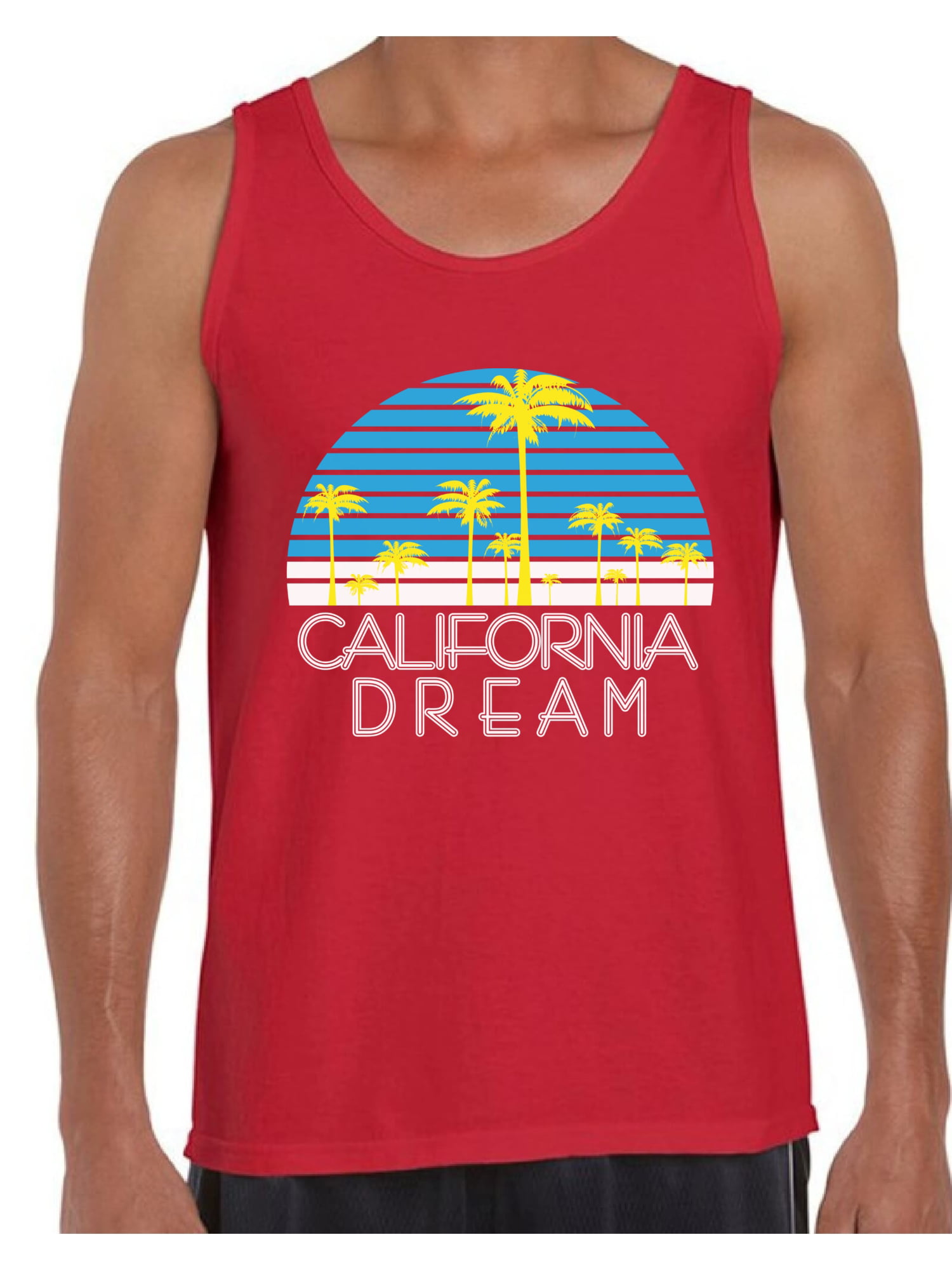 Awkward Styles California Dream Tank Top for Men California Tank Tops ...