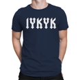 thumbnail image 2 of IYKYK Gothic Font Design Men's T-shirt, 2 of 3