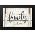 thumbnail image 2 of Jacobs, Cindy 14x11 Black Modern Framed Museum Art Print Titled - Family is Love, 2 of 5