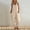 Beige#2, variant on Cotton and Linen Jumpsuits for Women Dressy Solid Color Sleeveless One Piece Loose Baggy Romper with Pockets Summer Outfits for Women