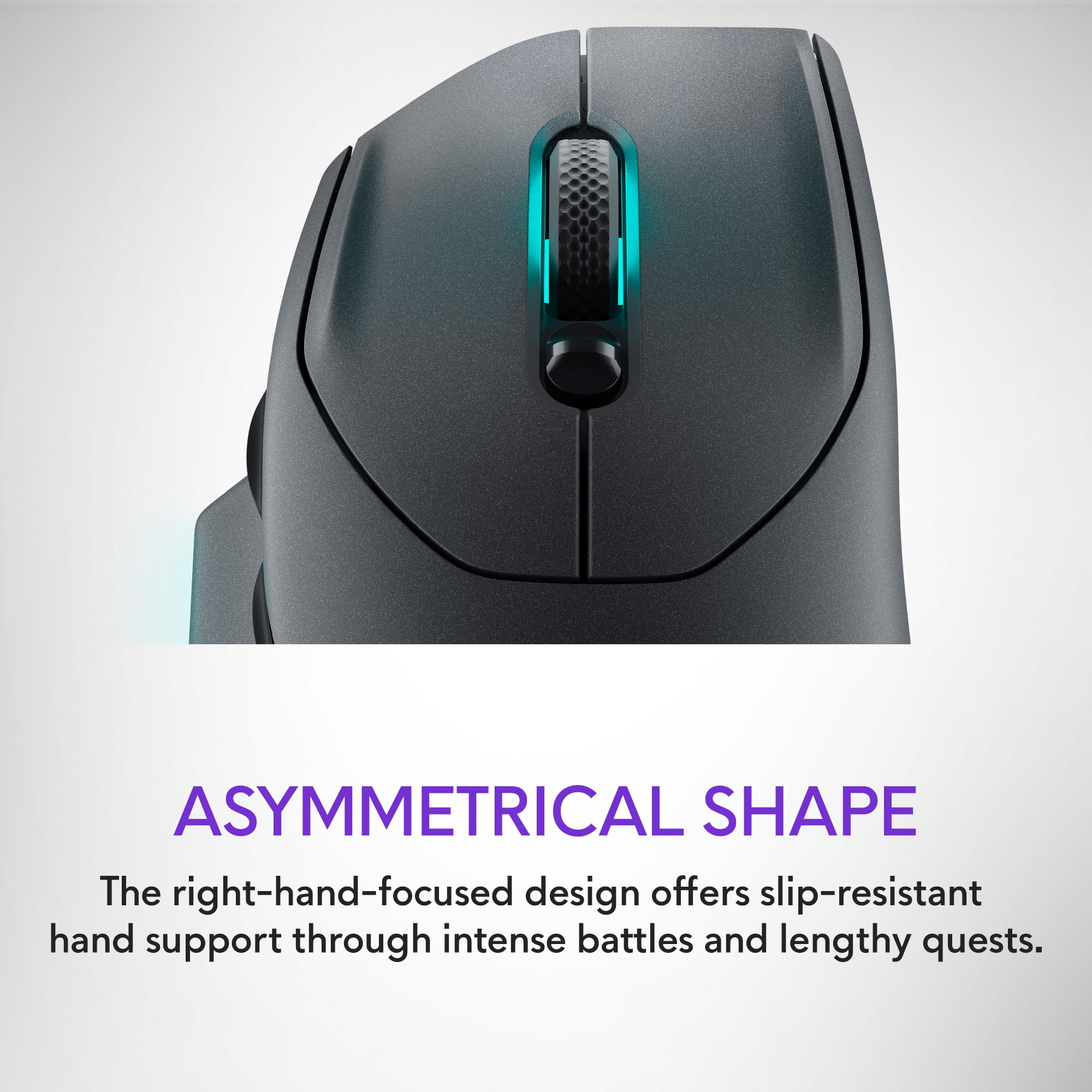 Alienware Wireless Gaming Mouse, AW620M, 2.4GHz, 26000 DPI, 7 Buttons, Dark Side of the Moon