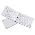 thumbnail image 1 of Foldable Keyboard Rechargeable 67 Keys Keyboard Portable Wireless Office Keyboard Compatible For Windows Android IOS White, 1 of 4