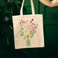 thumbnail image 4 of Bouquet of Flower Drawing Stencil with Paint Brush 11.7x8.3inch Large A Bouquet Flower Painting Template Wild Flower Pattern Stencil, 4 of 7