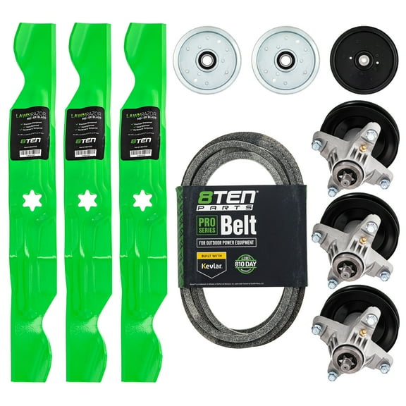 8TEN Blade Spindle Belt Idler Kit for MTD Cub Cadet RZT S50KW S50KH MK1005682