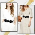 thumbnail image 6 of WHIPPY Women Elastic Wide Belt, Stretch Waist Belt for Dresses, 6 of 10