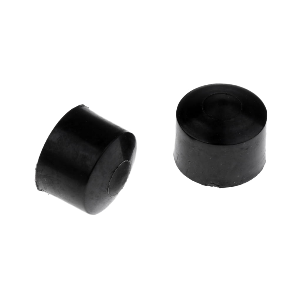 Rubber 2 Pcs Pro Skateboard Truck Replacement  Cups 18*12 mm Black 