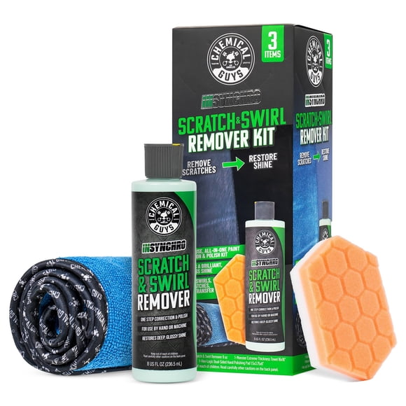 Kit de removedor de arañazos y remolinos Insynchro de Chemical Guys, 240 ml